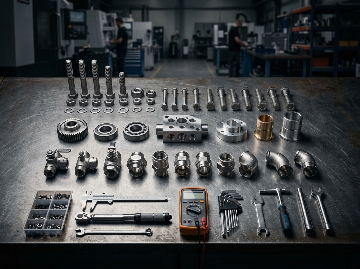 Industrial Hardware and Fasteners - Axiora Exports